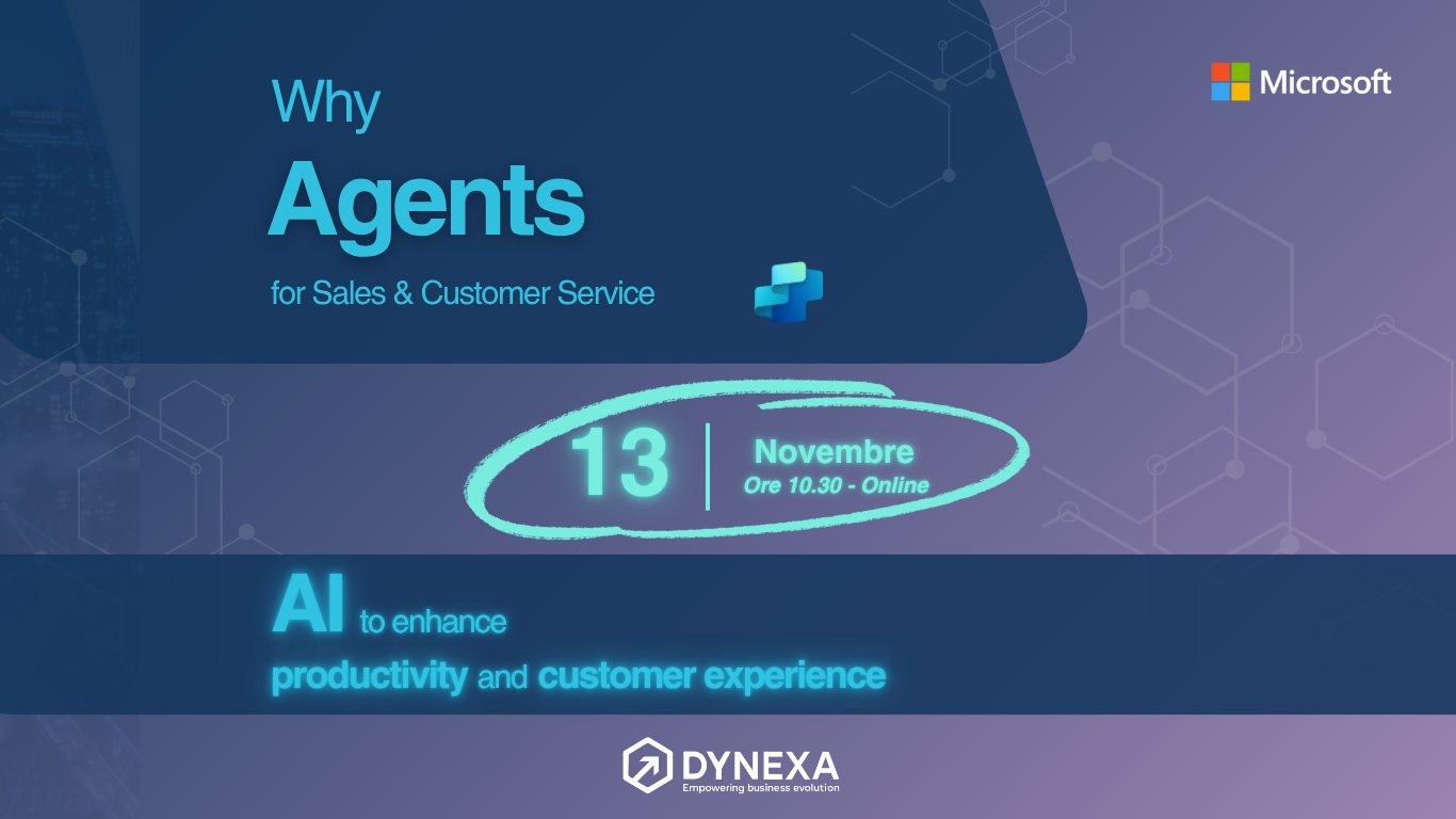 Why Agents for Sales & Customer Service – 13 November, 10:30 am, online